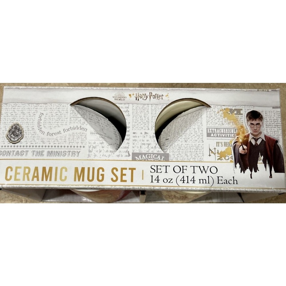 Harry Potter Ceramic Mugs, 14 oz each, Set of 2 - Picture 2 of 4